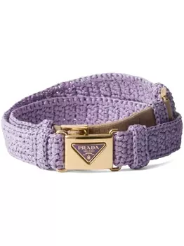 Prada ремень с пряжкой, фиолетовый