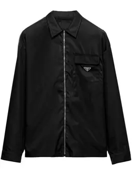 Prada рубашка Re-Nylon, черный