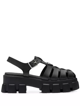 Prada сандалии Monolith, черный