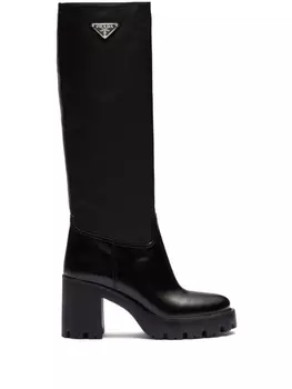 Prada сапоги Re-Nylon, черный