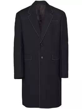 Prada шерстяное пальто, черный