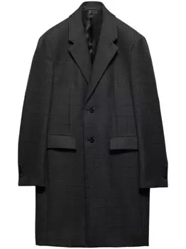 Prada шерстяное пальто, серый