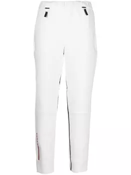 Prada спортивные брюки с логотипом, белый