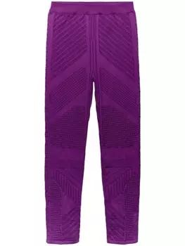 Prada спортивные брюки с полосками, фиолетовый