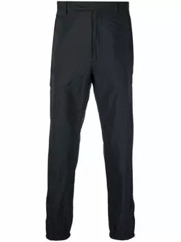 Prada спортивные брюки в тонкую полоску, черный