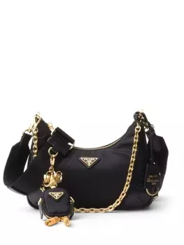 Prada сумка через плечо Re-Edition 2005, черный