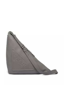 Prada сумка-мессенджер Triangle, серый