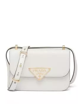 Сумка на плечо Prada Emblme, белый