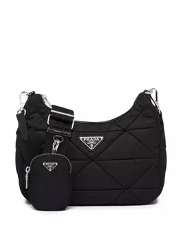 Сумка на плечо Prada Padded Re-Nylon, черный