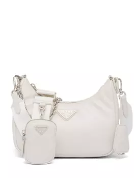 Сумка на плечо Prada Re-Edition, белый