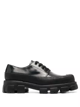 Prada туфли дерби, черный