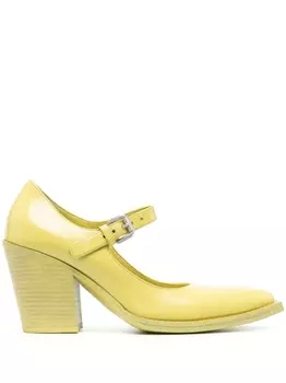 Prada туфли на каблуке, зеленый