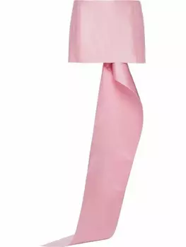 Prada юбка мини с драпировкой, розовый