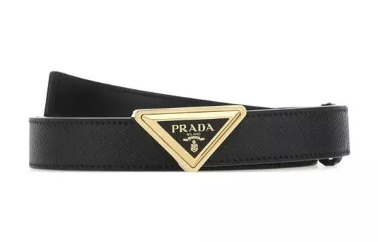 PRADA Женский кожаный ремень, Black