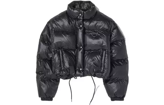 Женский пуховик Prada, черный