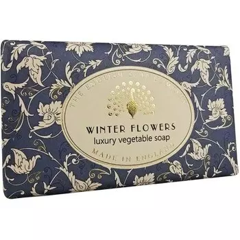 Праздничное мыло 190 г Зимние цветы The English Soap Company