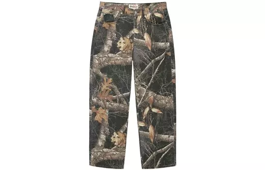Праздничные джинсы унисекс Stussy, белый