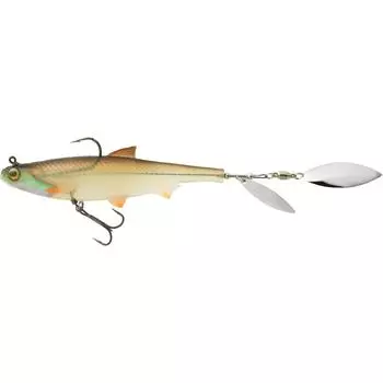 Приманка Decathlon Fishing Roachspin 120 Roach Bladed Shad Soft Lure Caperlan, бежевый