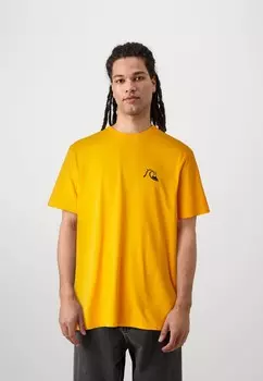 Принт на футболке BUBBLE LOGO DNA UNISEX Quiksilver, желтый