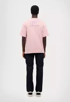 Принт на футболке MSGM, светло-розовый