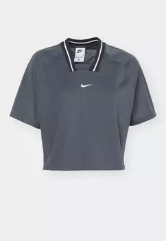 Принт на футболке Nike, антрацит