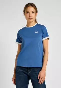 Принт на футболке RINGER Lee, синий