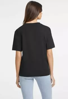 Принт на футболке SS CN OS AMERICAN TR TEE Guess Jeans, черный
