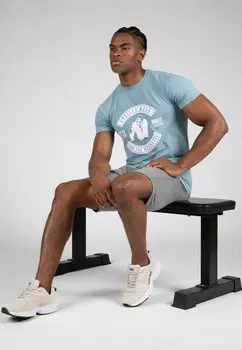 Принт на футболке Tulsa Gorilla Wear, синий