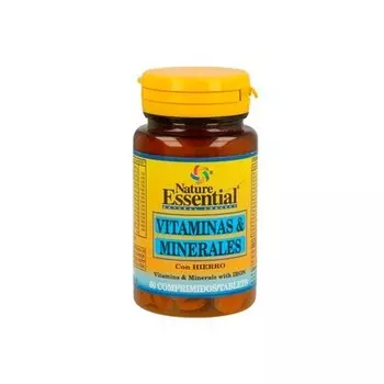 Природные незаменимые витамины и минералы, 60 таблеток Nature Essential