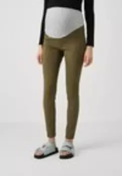 Приталенные брюки Vero Moda, зеленый