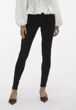 Приталенные брюки VMDONNA Vero Moda, черный