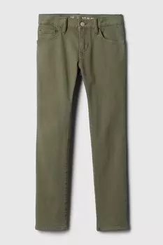Приталенные джинсы Gap, зеленый