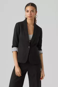 Приталенный блейзер Vero Moda, черный