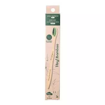 Привет! Бамбук, Бамбуковая зубная щетка Soft, Hey bamboo