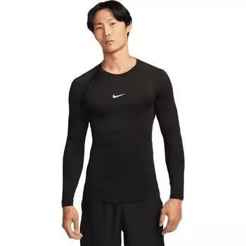 PRO Dri-Fit лонгслив топ Nike, черно-белый