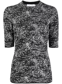 Proenza Schouler White Label топ с узором, черный