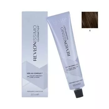 Профессиональная краска для волос 4, 60 мл REVLON REVLONISSIMO COLORSMETIQUE, Revlon Professional