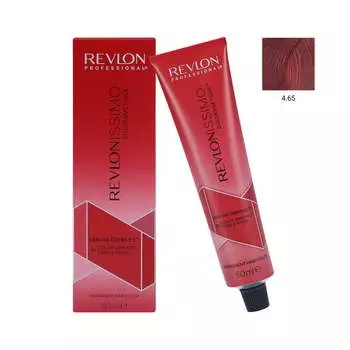 Профессиональная краска для волос 4.65, 60 мл REVLON REVLONISSIMO COLORSMETIQUE, Revlon Professional