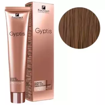 Профессиональная краска для волос Gyptis 100 мл, темно-золотистый медный блонд Fauvert