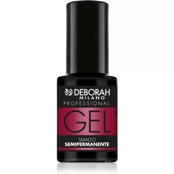 Профессиональный полуперманентный лак для ногтей Deborah Milano #14 Strawberry Red Plumping, стойкий для интенсивных и блестящих ногтей, 4,5 мл