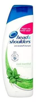 Прохладный шампунь против перхоти с ментолом, 400 мл Head &Shoulders, Head & Shoulders