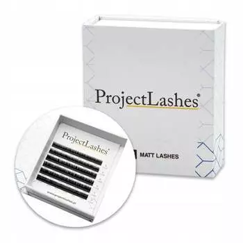 ProjectLashes D 0.05 5-7 мм черные искусственные ресницы MIX MAT для наращивания