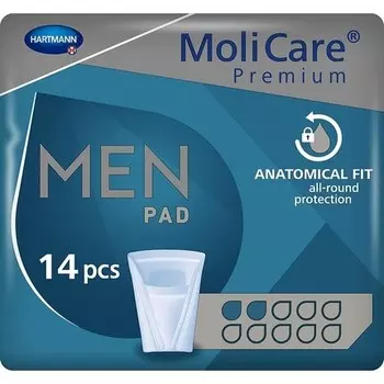 Прокладки для мужчин Molicare Premium 2 капли 14 шт. Paul Hartmann Ag