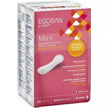 Прокладки Santex Light Mini от недержания 20 шт. в упаковке 20 шт. Egosan