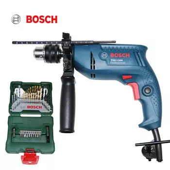 Дрель электрическая Bosch GSB550 + комплект сверл