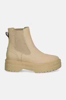 ПРОРЕЗИНЕННЫЕ ботинки челси CHELSEA TL Tommy Hilfiger, бежевый