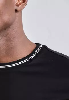 Простая футболка Emporio Armani, черный