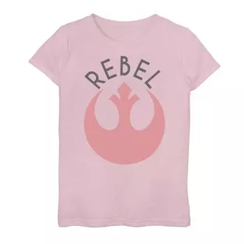 Простая футболка с логотипом Rebel для девочек 7–16 лет Star Wars