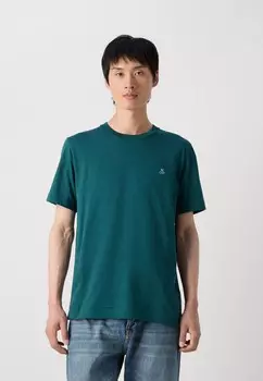 Простая футболка SHORT SLEEVE LOGO Marc O'Polo, оливковый