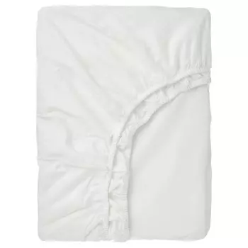 Простынь на подгонке, белая, 160х200 см, RNNVECKMAL IKEA
